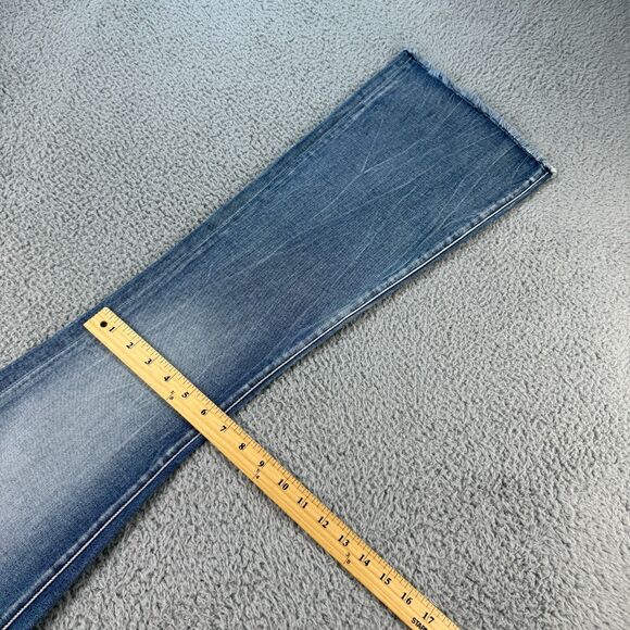 Buckle Black Flare Jeans Womens 26x34 Fit No 35 Distressed High Stretch Denim - Picture 14 of 15